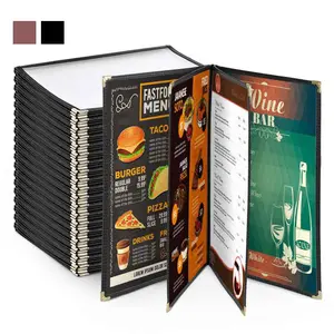 Yescom Menu Covers Cafe Restaurant 8 View 8.5x11
