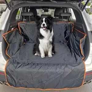 Durable Black Car Cargo Liner | Pet Seat Cover, Extendable Travel Essential for Cars, Suvs & Trucks
