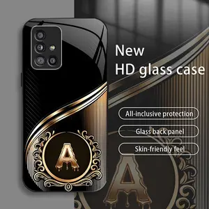 Suitable for [Galaxy A51 5g] Brand New Personalized Acrylic Phone Case with Custom Letters — Ultra-Slim, Drop-Resistant, Scratch-Proof — Light Luxury Business Style — Premium Acrylic Material — Trendy & Stylish 996