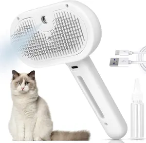 Pet Spray Hair Removal Comb, Cordless Pet Hair Grooming Brush, Pet Hair Remover, Dog & Car Grooming Supplies, Pet Supplies