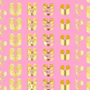 gold clips