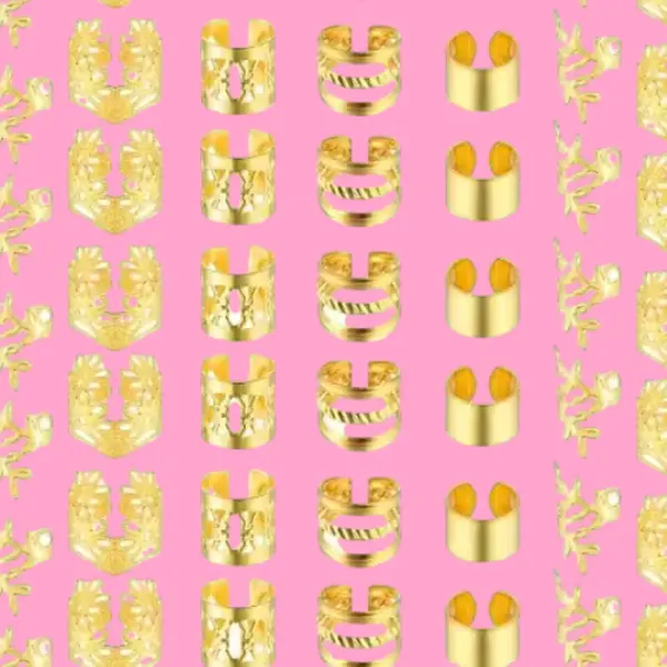 gold clips