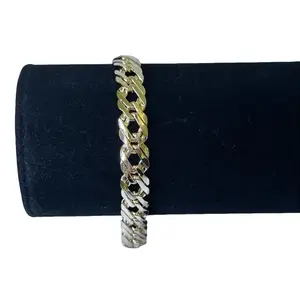 Pulsera española gruesa  de 8 mm size 7.5