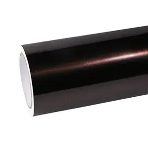 Ravoony Plus Glossy Diamond Black Red Vinyl Diamond Car Wrap for Vehicle Exterior Accessories