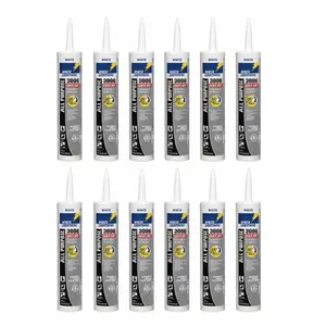 White Lightning 3006 Quick Dry 10-oz Paint and Trim White Paintable Latex Caulk 12-Pack for Home Improvement Projects