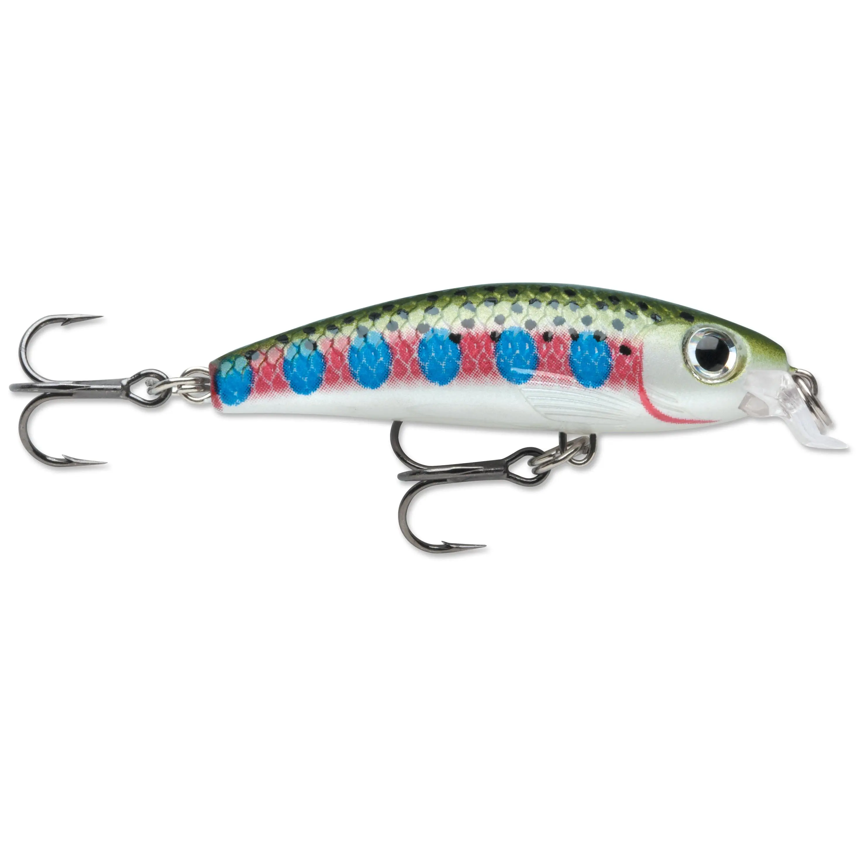 Ultra-Light Minnow Jerkbait, 2.5-Inch 1/8 oz Slow-Sinking Hard Fishing Lure with Wobbling Action and 3D Eyes for Trout & Panfish