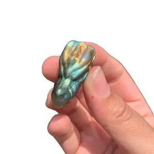 Mini Dragon Head Skulls Carving Ornaments