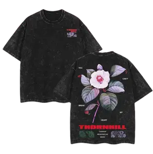Thornhill – Heroine Lyrics Washed Tee | Double-Sided Vintage Print | Oversize Unisex Fit | Heavyweight Cotton | Inspired by Aussie Metalcore Scene | Must-Have Merch for Rock Fans & Streetwear Lovers | TikTok Trending Band Shirt