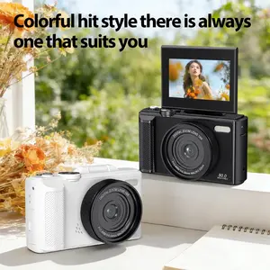 5k Ultra HD Camera, Auto Focus, 3.0 Inch Screen,  75mp Photos 18x Digital Zoom, WiFi APP Control, Compatible with Network Cameras