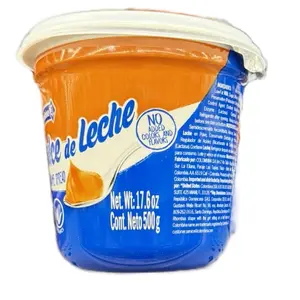 (2 pack) Colombina Dulce de Leche (Arequipe) Milk Caramel Spread, Gourmet Sauce for Baking & Dips, 17.6oz (500g x2 = 1000g)- Flavor, Sweet Creamy