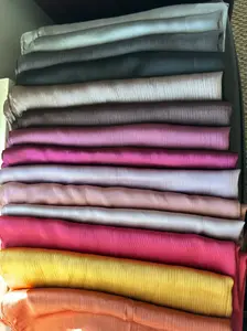 Textured Satin Silk Crinkle Hijab