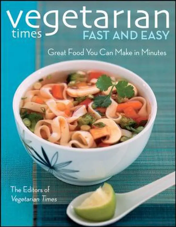 Used Paperback Book - Vegetarian Times Fast and Easy: Healthy, Easy-Prep Quick Meatless Meals by Vegetarian Times Magazine (English), Vegetarian Meals