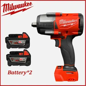 Milwaukee 1000N·m Cordless Impact Wrench 1/2" Brushless 2400RPM High Torque Tool for Auto Repair & Heavy Duty Jobs Variable Speed Kit