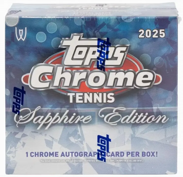2025 Topps Chrome Tennis Sapphire Edition Box