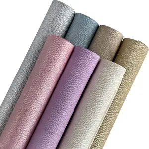 7 Pieces 21x30 Cm Leopard Texture Artificial Leather Sheets, Glossy Vinyl Leather for DIY Jewelry Making, Keychains, Bowties