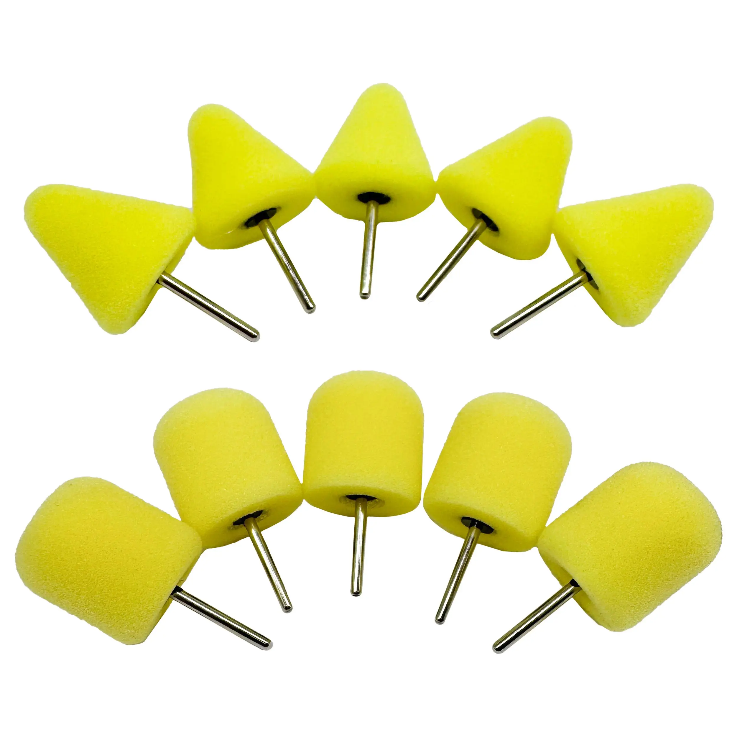 Renegade Products 1/8" Shank Foam Polishing Bits – 5 Pack for Wheels, Spokes & Tight Areas Renegade Products 1/8" Shank Foam Polishing Bits – 5 Pack for Wheels, Spokes & Tight Areas