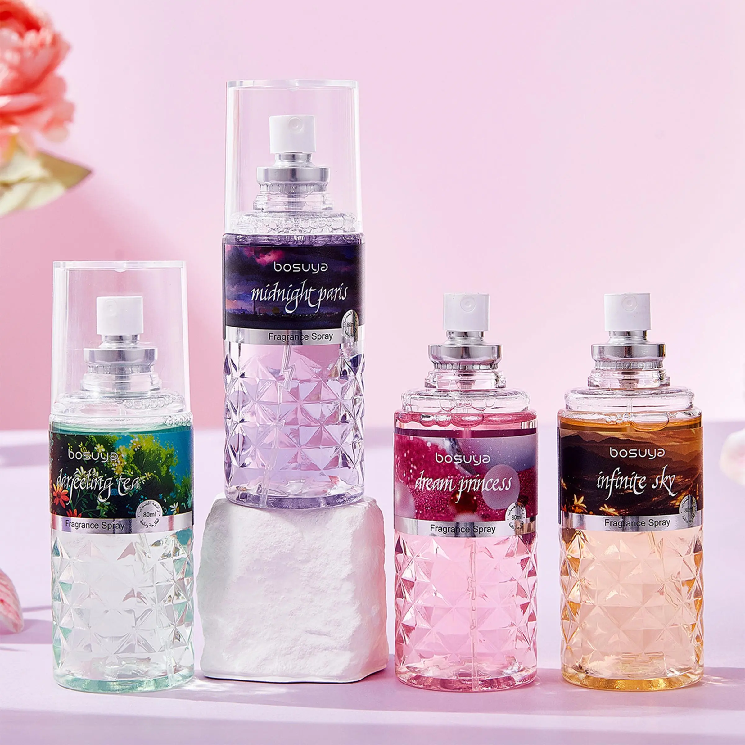 80ML Perfume Spray, 1 Count/set Long Lasting Fragrance Spray, Body & Hair & Clothes Fragrance, Unisex Perfume for Daily Use