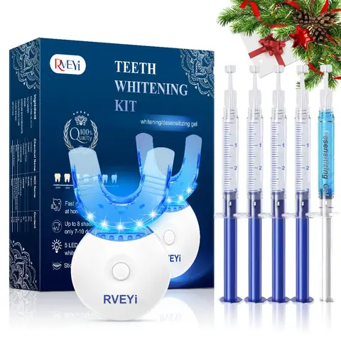 LED Tooth Brightening Kit, 1 Box Teeth Brightening Set, Teeth Brightening Gel Kit, Oral Care Product for Women & Men, Perfect Gift for Parents, Teeth Whitener