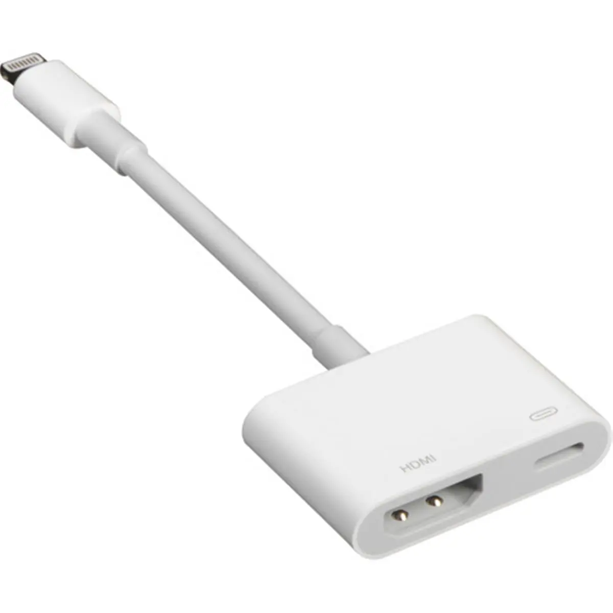 Apple Lightning Digital AV Adapter (MD826AM-A) - Full HD 1080p Video Output Converter, Screen Mirroring for iPhone 5, iPad Mini, Projectors, Content Display