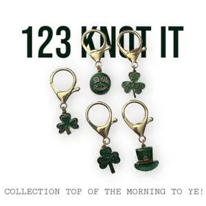 Top of The Morning to Ye! Set of Stitch Marker Set of 5