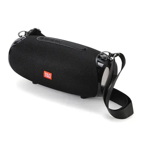 T&G Wireless Lightweight Compact Portable Audio Speaker, Bluetooth-Compatible Stereo Speaker, USB Rechargeable with Built-In Microphone, Outdoor Waterproof Subwoofer for Home, Office and Outdoor