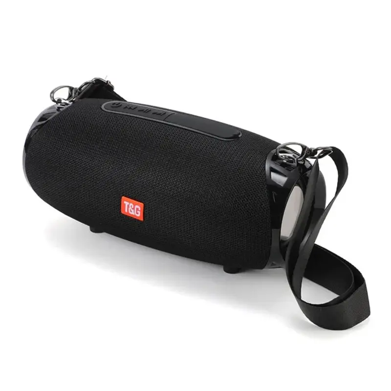 T&G Wireless Lightweight Compact Portable Audio Speaker, Bluetooth-Compatible Stereo Speaker, USB Rechargeable with Built-In Microphone, Outdoor Waterproof Subwoofer for Home, Office and Outdoor