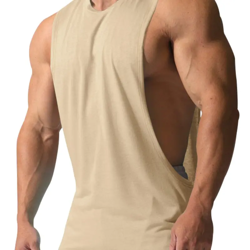 Men's Sports Fitness Muscle Vest, Loose Fit Vest, Sleeveless Gym Tops, Training Gym Wear, Comfortable Workout Clothing, Ideal for Daily Use, Fitness Apparel, Men's Activewear