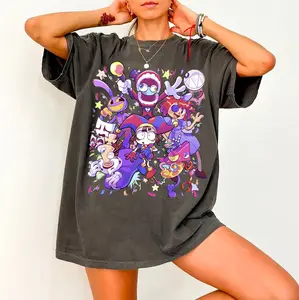 The Amazing Digital Circus Graphic Shirt, TADC Indie Animation T-Shirt, The Digital Circus Characters Merch, Retro TADC Anime Sweatshirt Gift