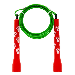 SHROOM ZOOM Speed Rope, Adjustable Speed Rope for Men and Women, Indoor Fitness Training Speed Skipping Rope Perfect for Boxing Workout, Jump Rope for Double Unders