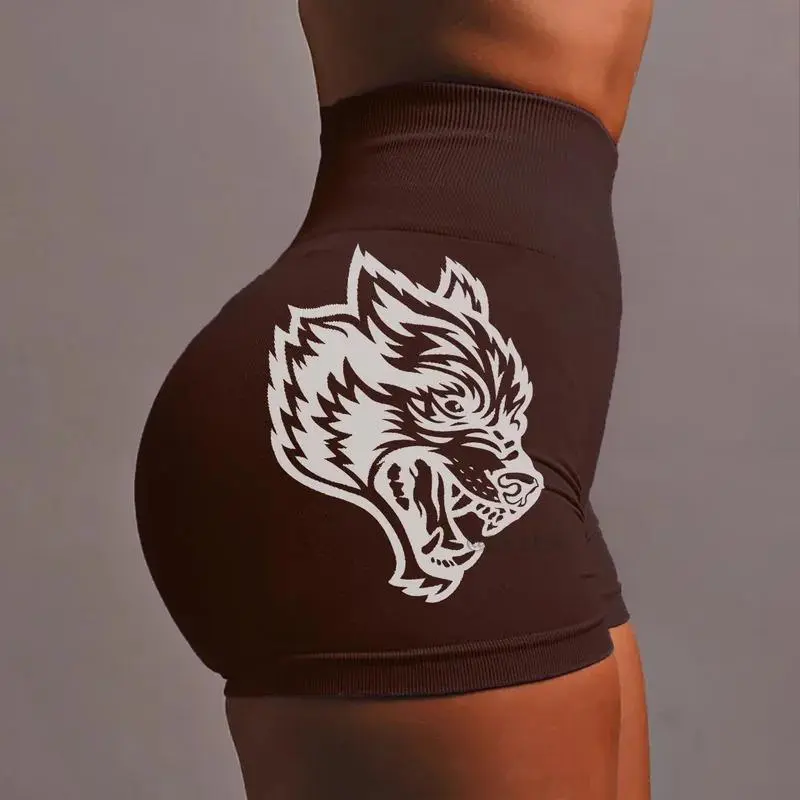 Women Shorts Fitness Gym Elastic Pants Sportwear High Waist Tight Sport Clothing Womans Bodybuilding Workout Yoga Short Wolves Gymclothes Women Shorts Fitness Gym Elastic Pants Sportwear High Waist Tight Sport Clothing Womans Bodybuilding Workout Yoga Short Wolves Gymclothes
