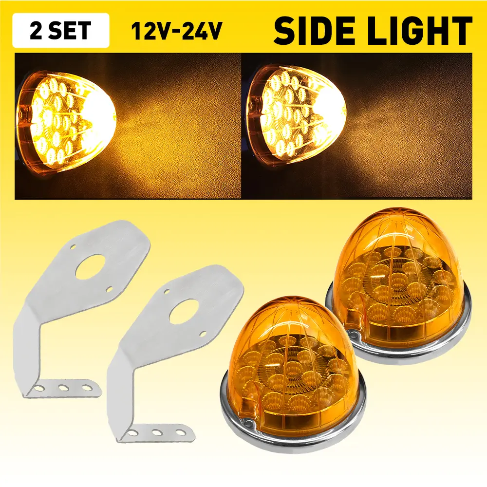 2Pcs Amber