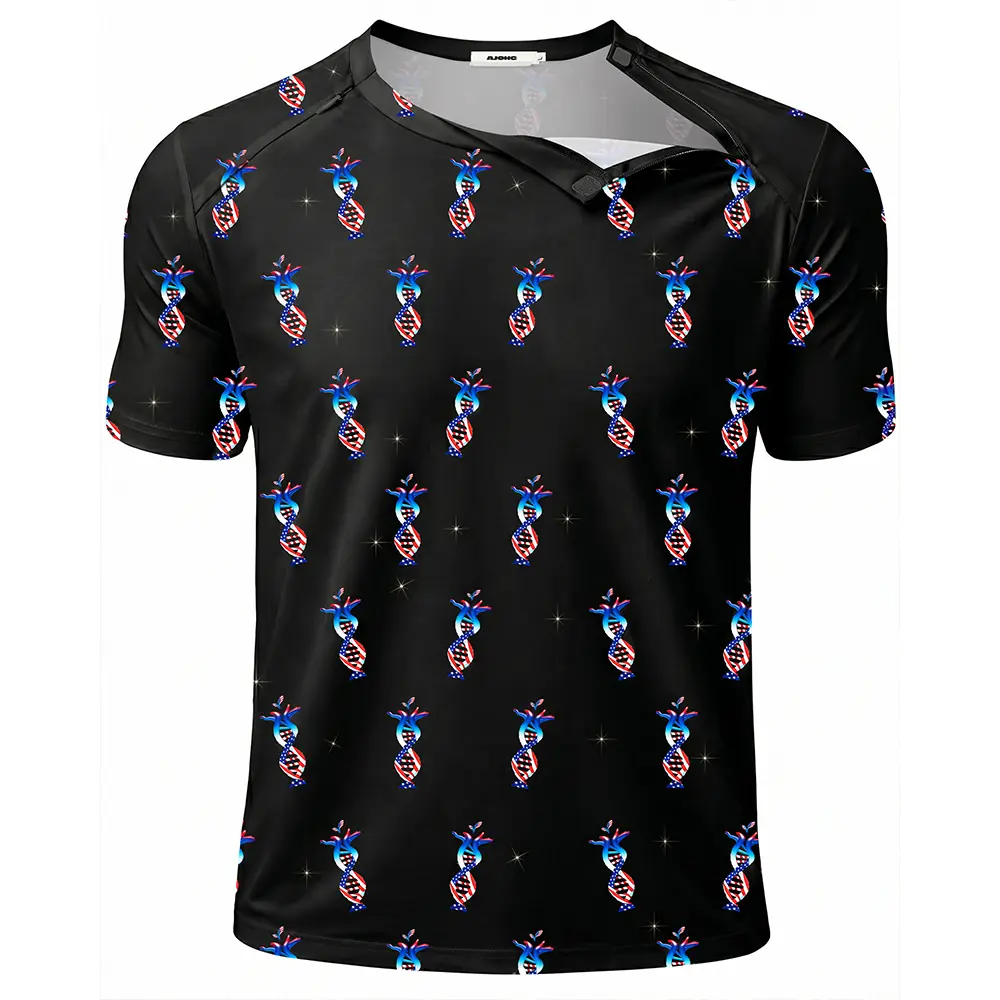 Chemo Port Recovery Shirt for Men & Women | Tear Away Zipper Shoulder & Rotator Cuff Surgery Shirt