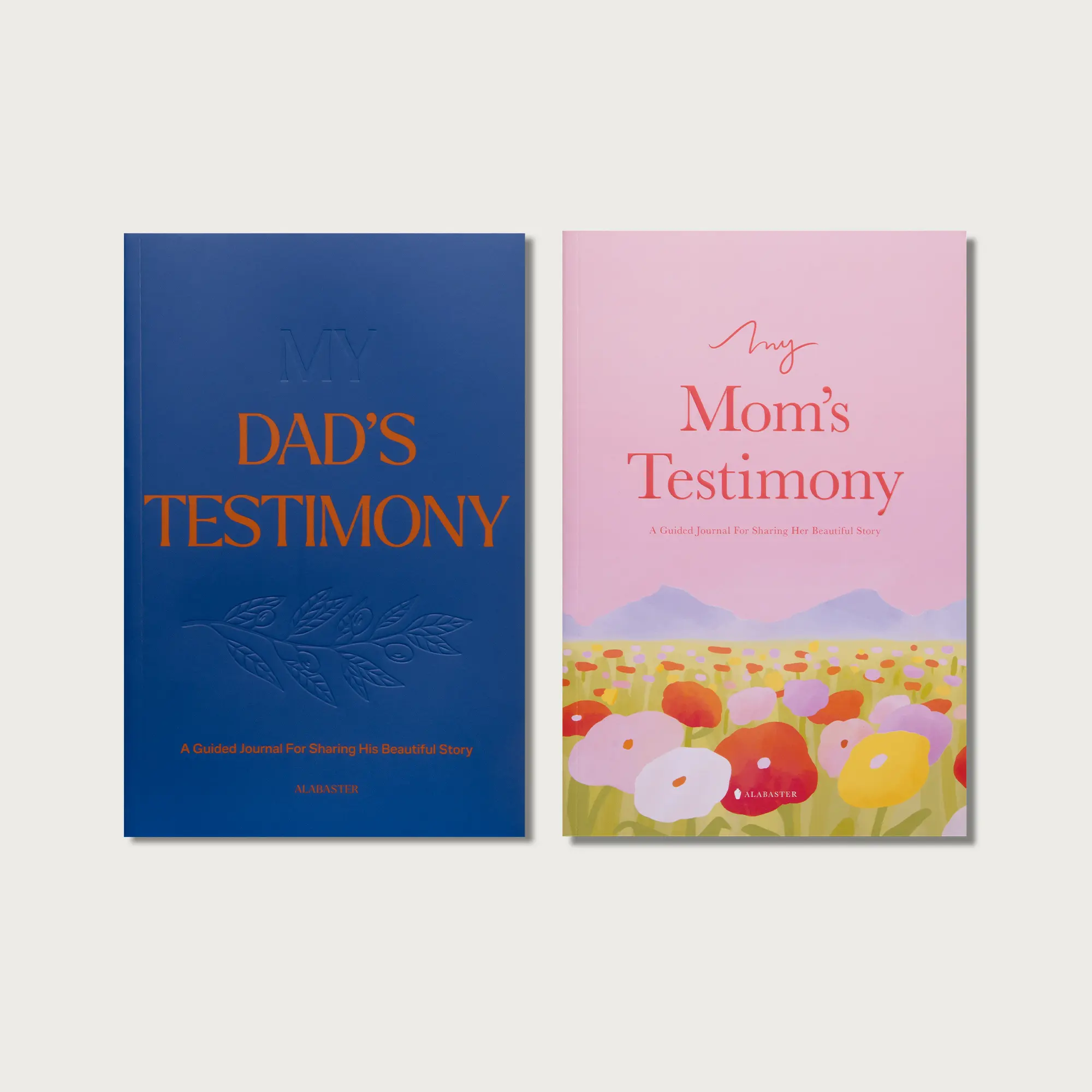 Alabaster My Mom and Dad’s Testimony - 2 Book Bundle Book Box Set Hardcover  Edition