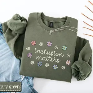 Inclusion Matters Flower Sweatshirt • SPED Teacher • Teacher Gift • Neurodiversity Sweater • Special Education • Autism Awareness Mom • BCBA