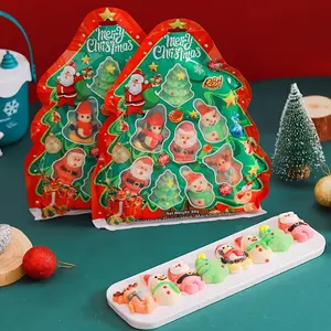 Christmas Decorated Marshmallows, Soft, Sweet,Tasty And Attractive, Christmas Tree Atmosphere Modeling Candy Snacks,Yummy gift Set Bonbon