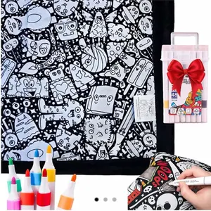 Coloring blanket