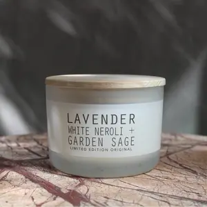 Lavender, Neroli & Sage | Luxury Soy Wax Blend Candle (9.5oz) Decor Fragrance