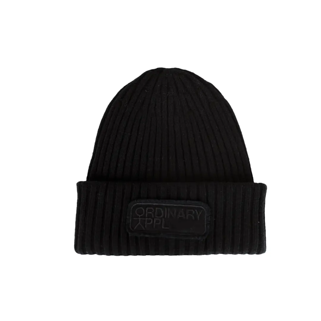 Black Silk Lined Beanie Black Silk Lined Beanie