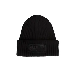 Black Silk Lined Beanie