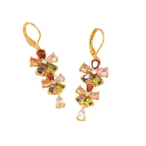 Korean-style Simple Round Earrings in Copper Alloy Yiwu Earrings E50005-EH