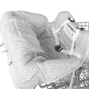 Ultimate Safety for Baby!Portable Shopping Cart & High Chair Cushion for Toddlers