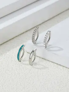 Minimalist Casual Plain Artificial Zircon Inlaid Belly Ring, Flat Pierced Jewelry, Fashion Body Jewelry for Women, Trendy All-match & Exquisite Jewelry for Birthday Gifts, Mother's Day Gift