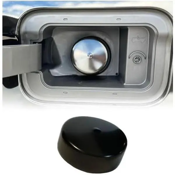 2.5inch ID, Capless Gas Cap Dirt, Water & Dust Cover Compatible With Jeep, Dodge, Ram, and Select Ford, Chrysler & GM Models Capless Gas Cap Fuel Filler Nozzel Cover