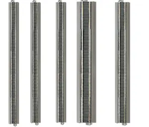 Bachmann 44584 Ho Scale E-Z Train Track Silver/Gray 36" Straight Track 10 Pcs