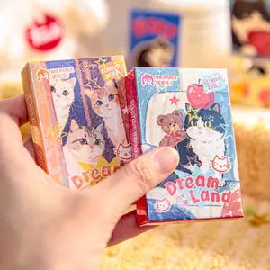 28 Sheets/book Lomo Cards, Miaomiao House Series Scrapbook Materials, Daily Decoration Supplies, Perfect Gift for Holidays Birthdays