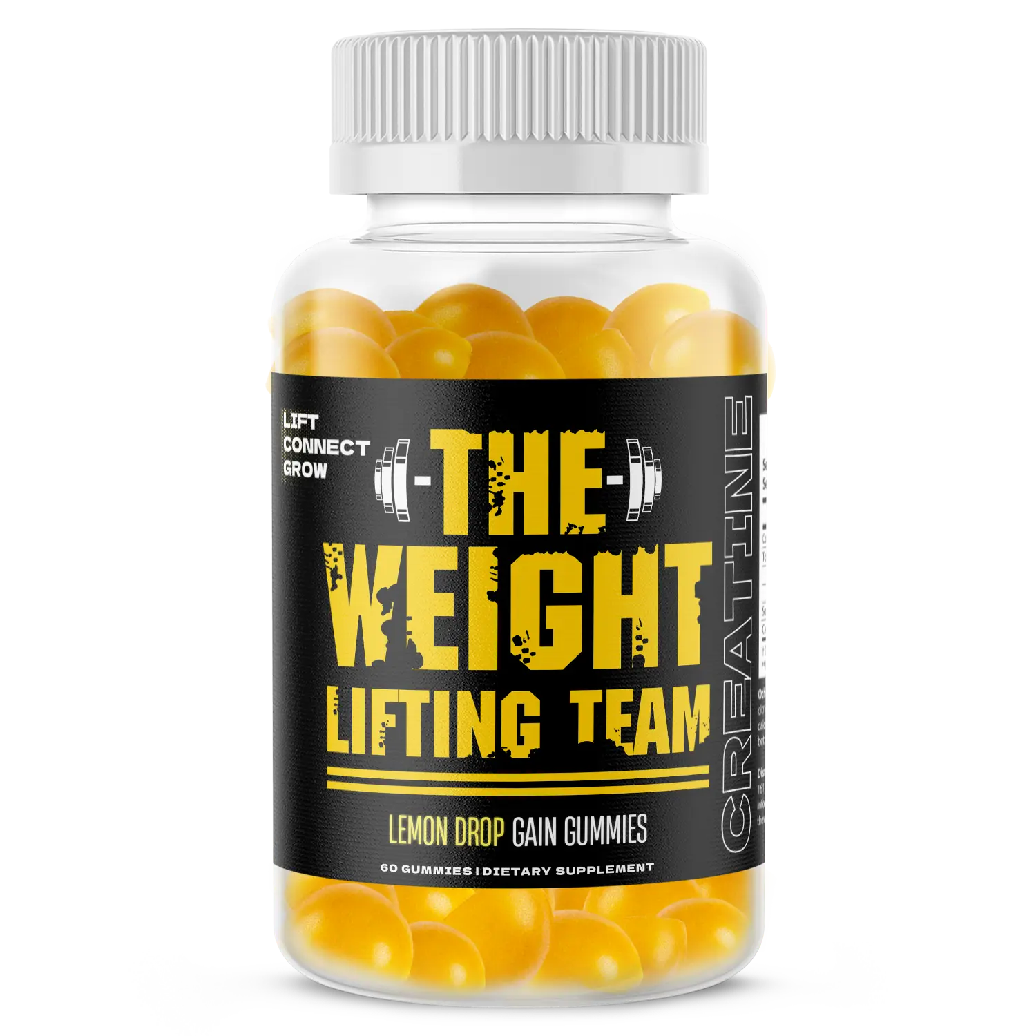 The Weight Lifting Team Lemon Drop Creatine Gummies Healthcare ...