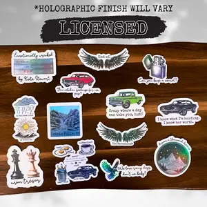 LICENSED Ravenhood series trilogy set of 13 holographic vinyl smut stickers, kindle booktok sticker, bookish merch, bookstagram dark romance