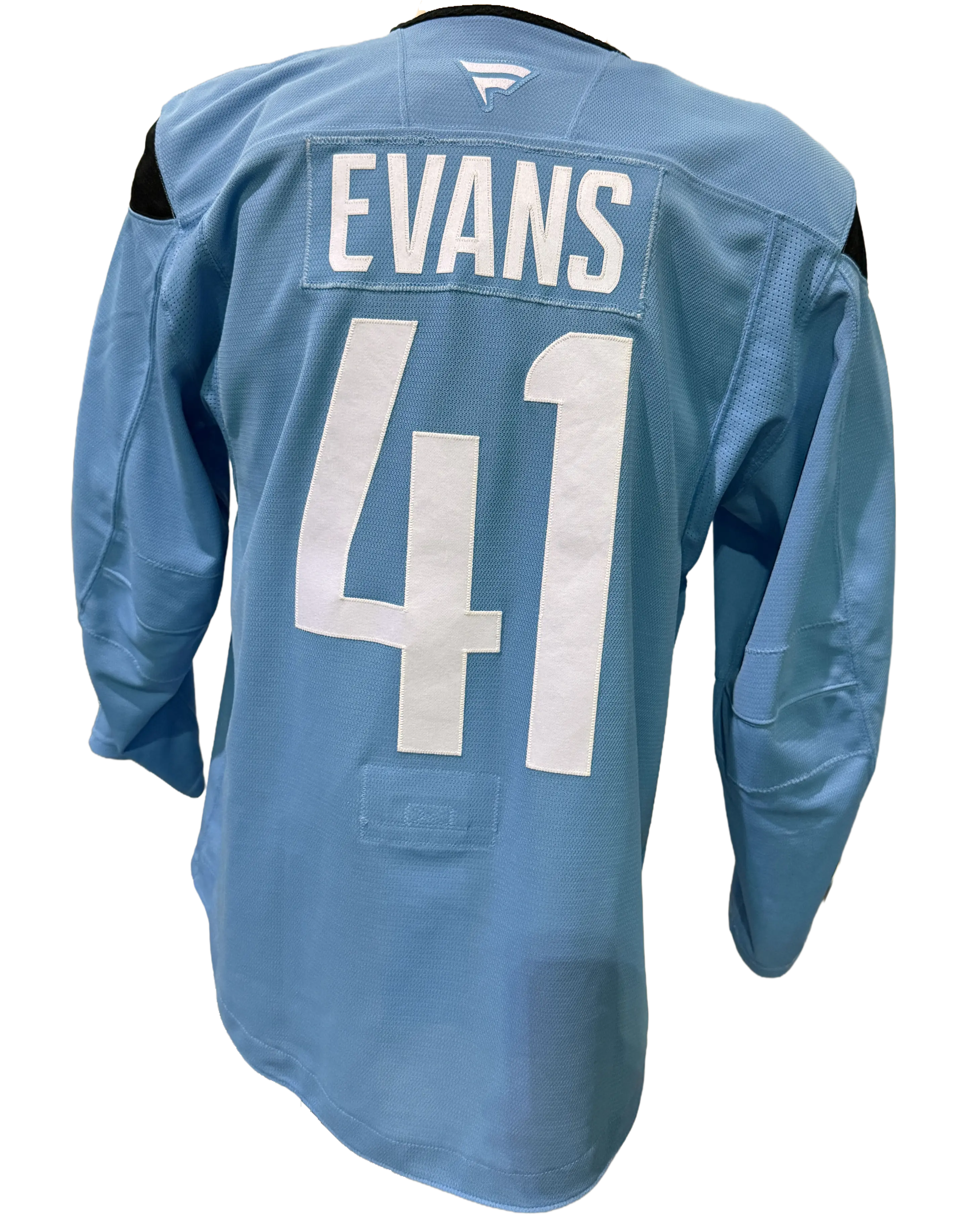 R. Evans #41 Worn Practice Jersey SkyBlue 25/26