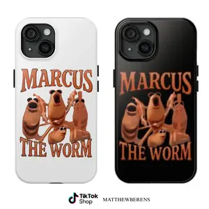 Couple Bootleg Marcus the Worm, Marcus Meme Phone Cases Phone Cover Hard Case Tough Phone Case