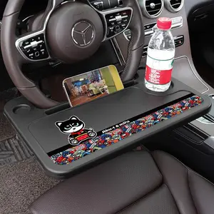 Car Steering Wheel Food Tray, Multifunctional Car Steering Wheel Table, Car Interior Accessories for Car